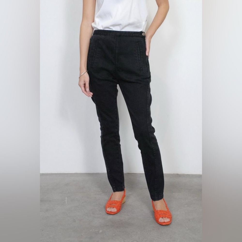 Rachel Comey High Waist Tether pant, black wash size 2